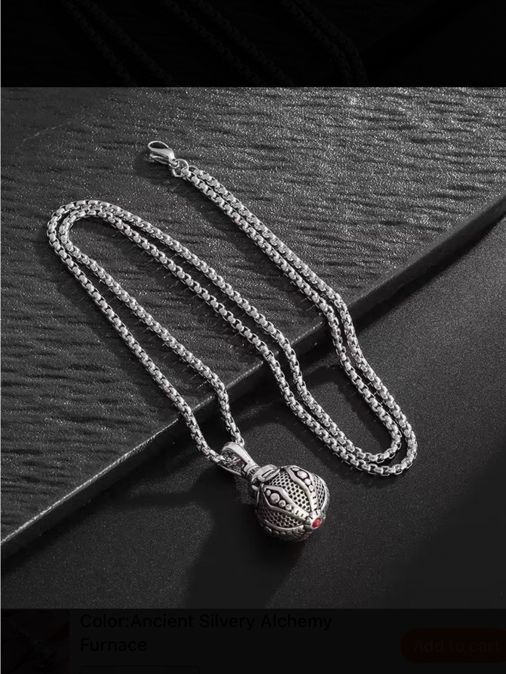 ⭐️ Alchemy-Style Capsule Necklace - Picture 2 of 4
